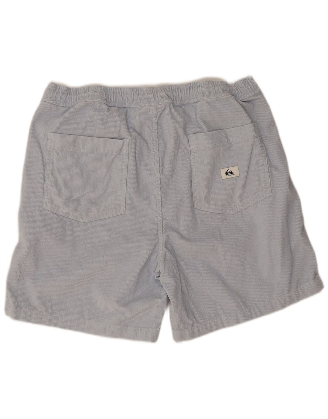 Quiksilver Herren-Cord-Shorts, Größe M, W32, Blau, Baumwolle