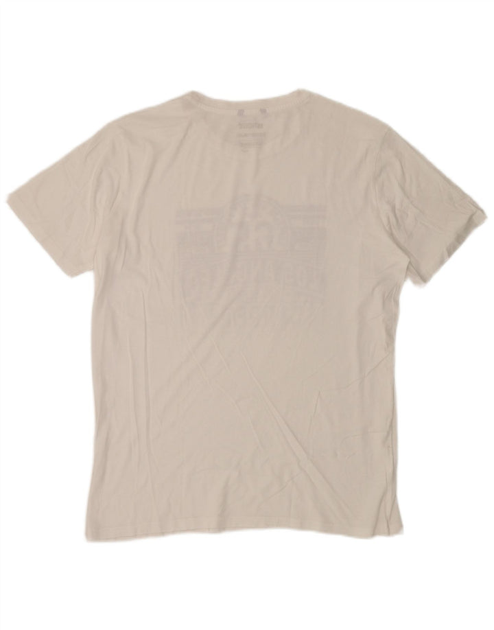 CARRERA Herren-T-Shirt mit Grafik, Größe L, Weiß