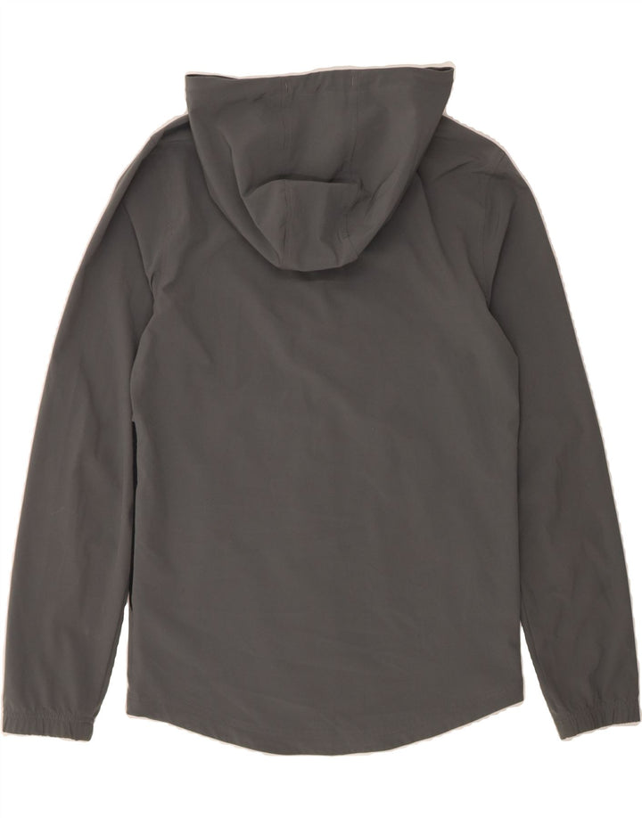 UNDER ARMOUR Mens Hooded Tracksuit Top Jacket Small Grey Colourblock Vintage Under Armour and Second-Hand Under Armour from Messina Hembry 