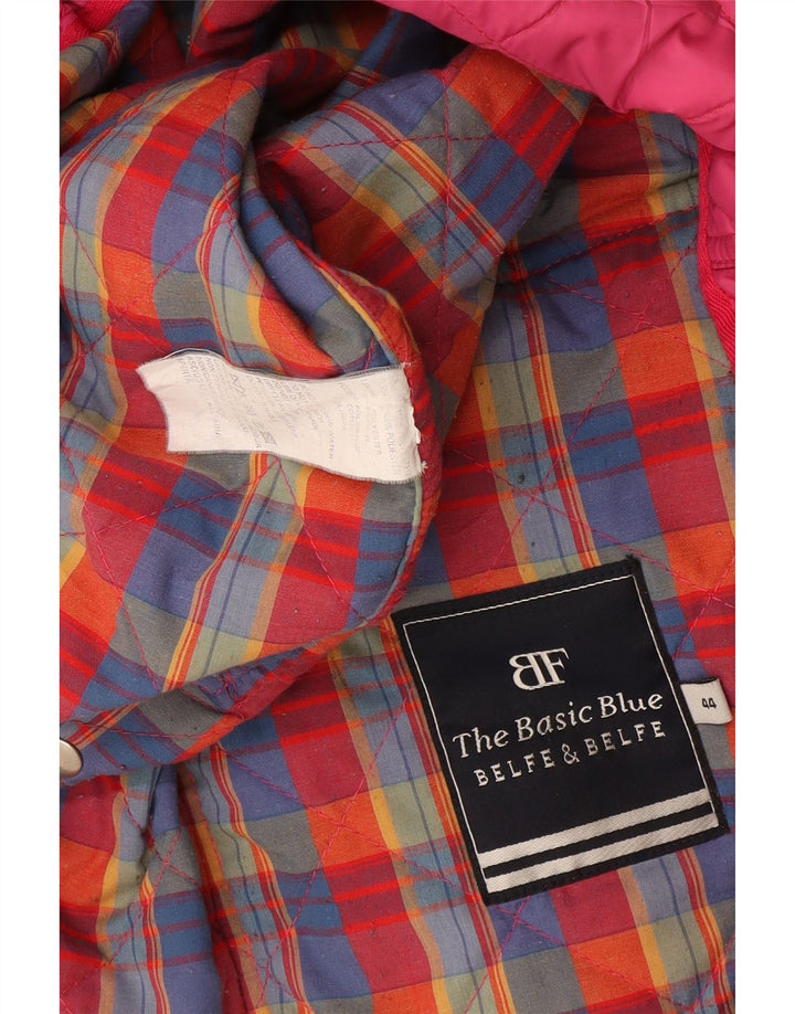 Belfe & Belfe Damen Übergroßer Steppmantel IT 44 Mittelrosa Polyester