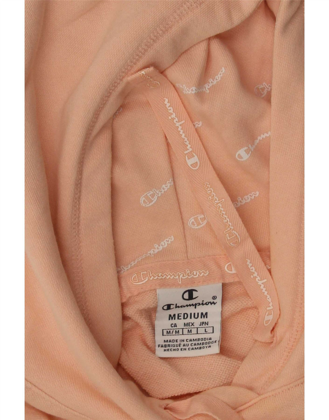 Champion Damen Kapuzenpullover UK 12 Mittelrosa