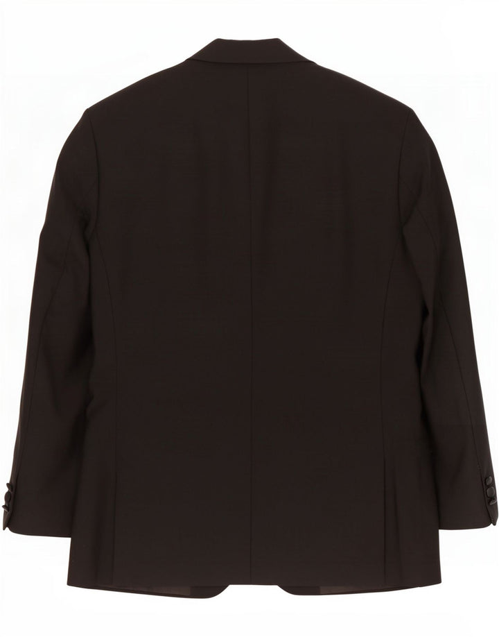 Marks & Spencer Herren 2-Knopf-Blazerjacke UK 40 Mittelschwarzes Polyester