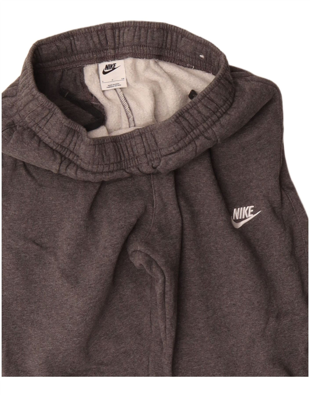 Nike Herren-Trainingshose, Jogginghose, Größe S, grau gefleckte Baumwolle