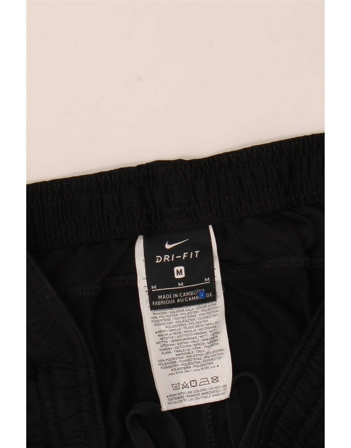Nike Herren Dri Fit Trainingshose Mittelschwarzes Colourblock-Polyester
