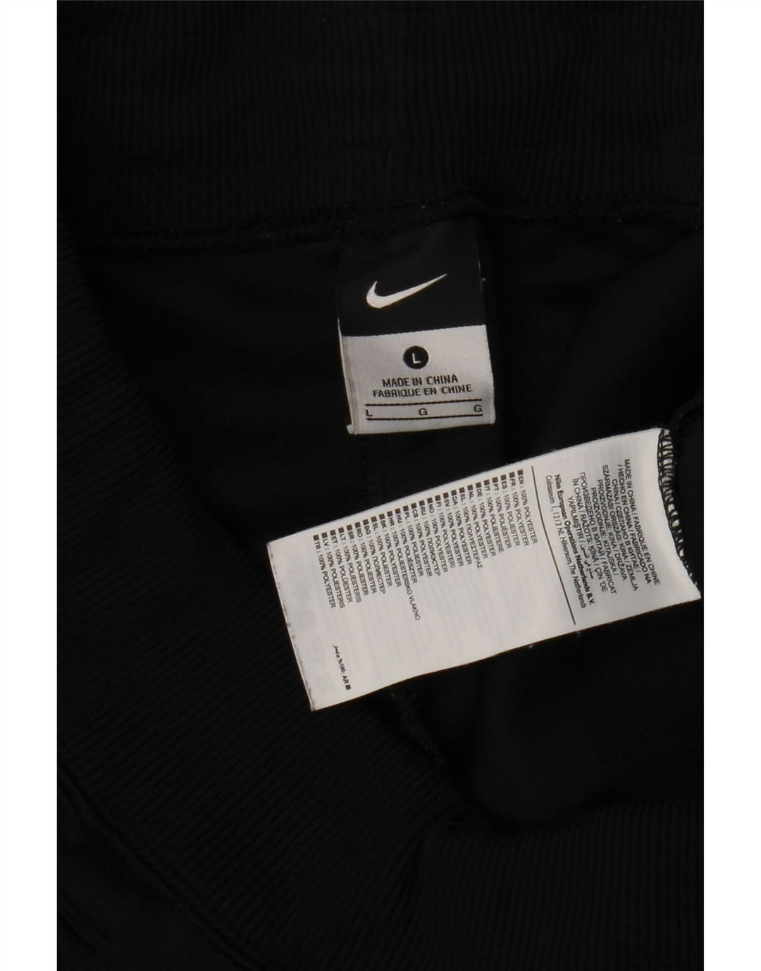 Nike Damen-Trainingshose, UK-Größe 44, Größe L, Schwarz, Polyester