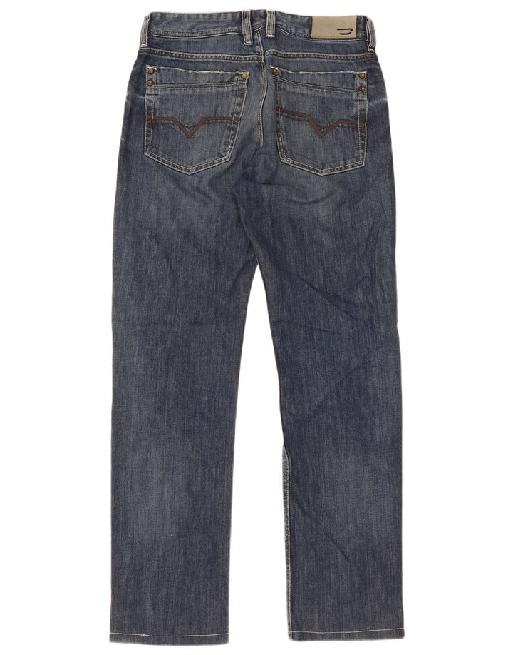 Diesel Herren Straight Jeans W29 L32 Blaue Baumwolle