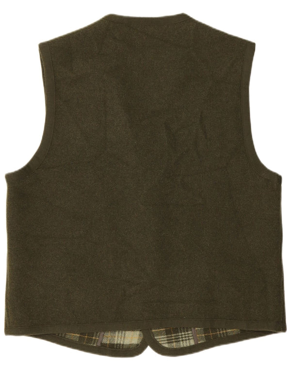Pierre Cardin Herren Weste IT 56 XL Khaki Wolle
