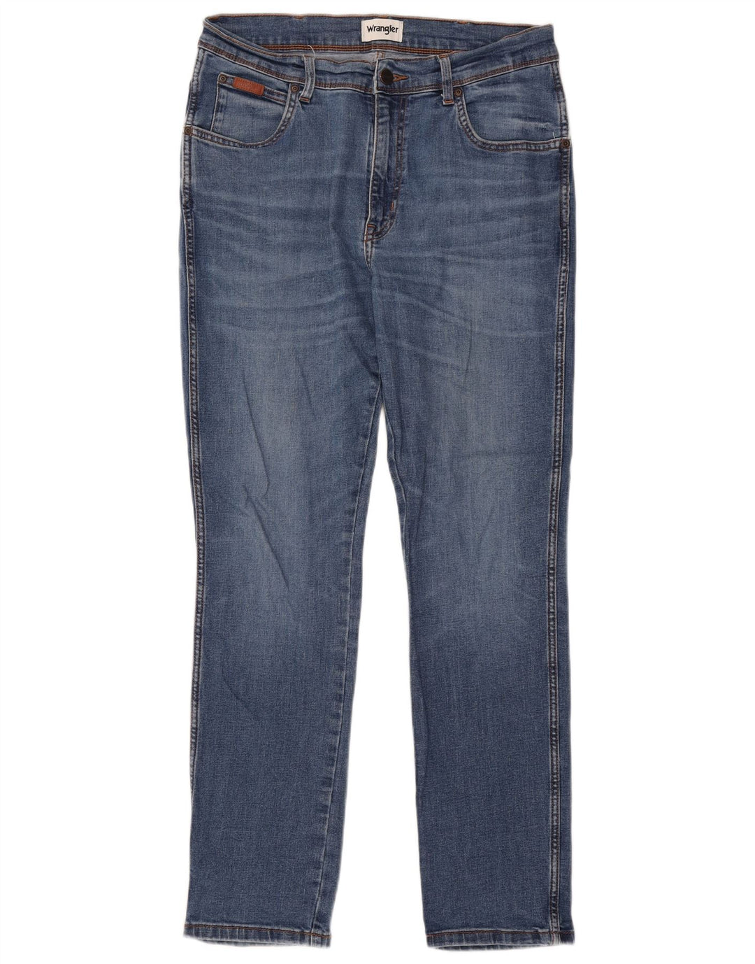 Wrangler Herren Slim Jeans W34 L30 Blaue Baumwolle