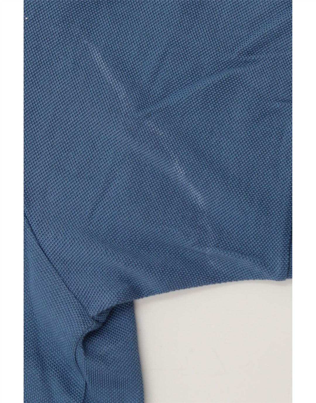 Lacoste Herren-Poloshirt, Größe 4, mittelblaue Baumwolle