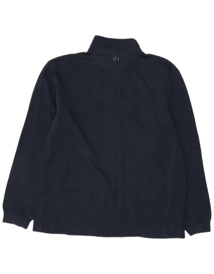 CHAMPION Herren-Trainingsanzug-Topjacke XL aus marineblauer Baumwolle