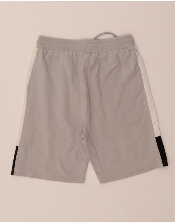 FILA Sportshorts für Jungen, 13–14 Jahre, graue Colourblock-Baumwolle