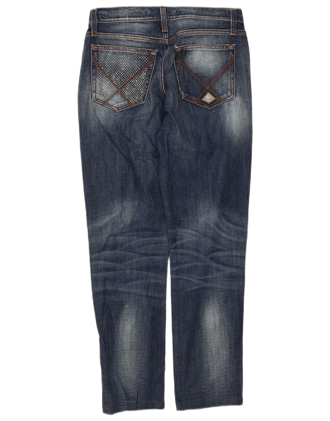 Roy Rogers Damen Slim Jeans W31 L29 Blaue Baumwolle