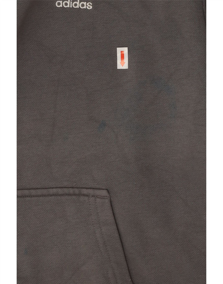 Adidas Herren Kapuzenpullover, Größe S, Grau, Baumwolle