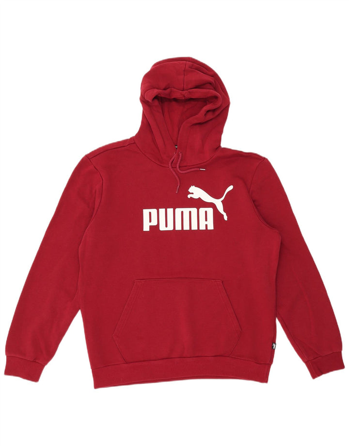 PUMA Herren Grafik-Hoodie-Pullover, mittlere kastanienbraune Baumwolle