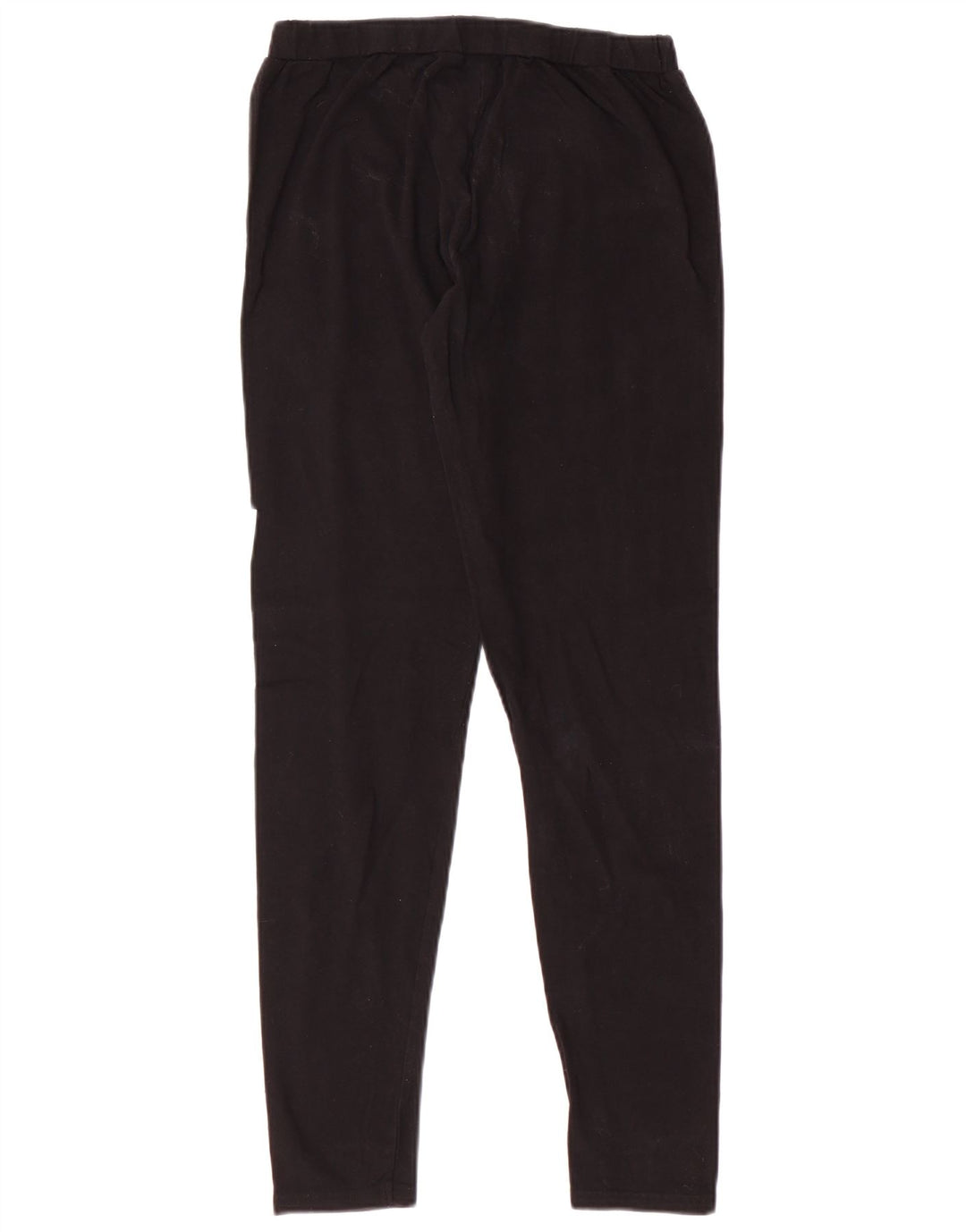 ELLESSE Womens Graphic Leggings UK 12 Mittelschwarze Baumwolle