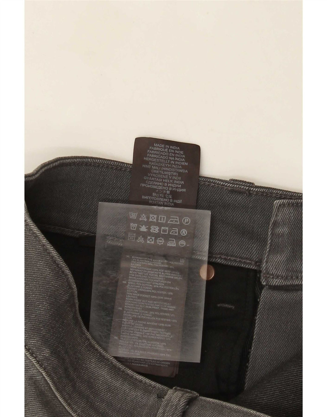 G-Star Herren Revend Distressed Super Slim Jeans W32 L32 Graue Baumwolle