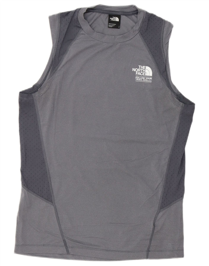 The North Face Herren-Weste mit Grafik, Größe S, Grau, Polyester, Sport
