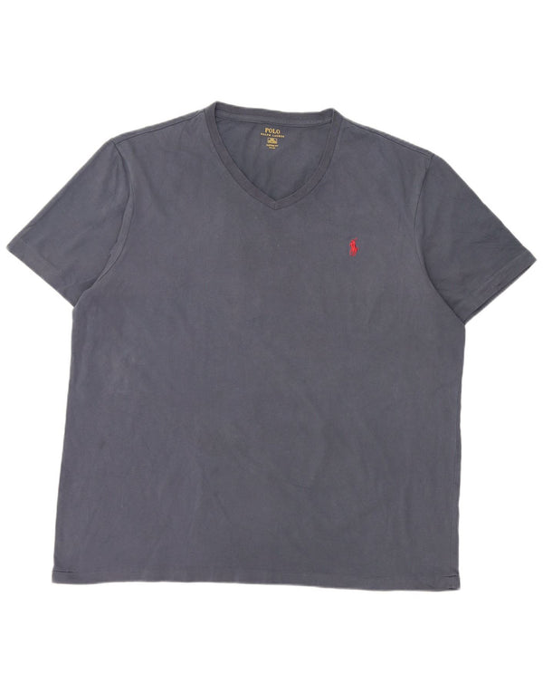 Polo Ralph Lauren Herren Custom Fit T-Shirt Top 2XL Marineblau