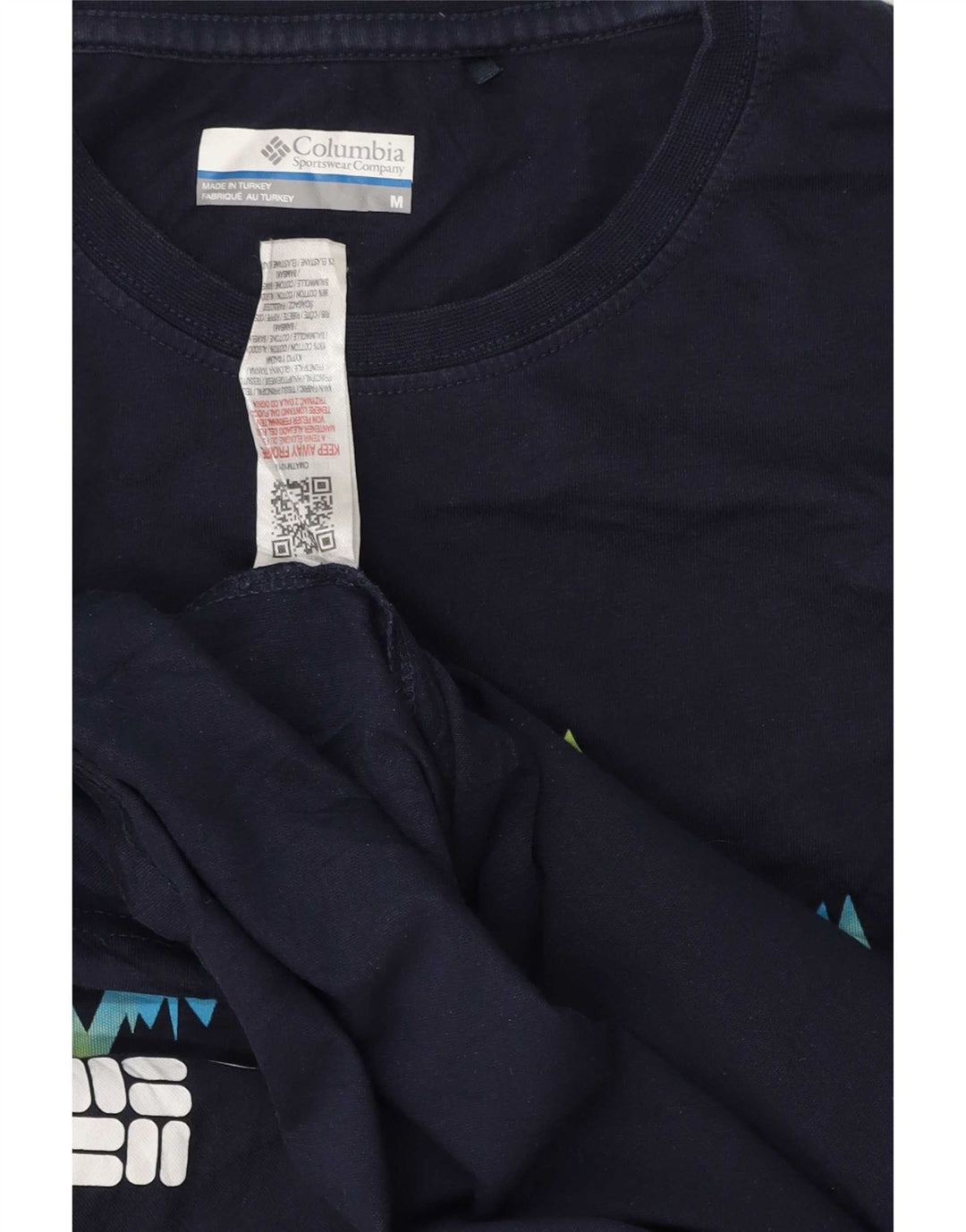Columbia Herren-T-Shirt mit Grafik, mittelgroß, marineblau, Baumwolle