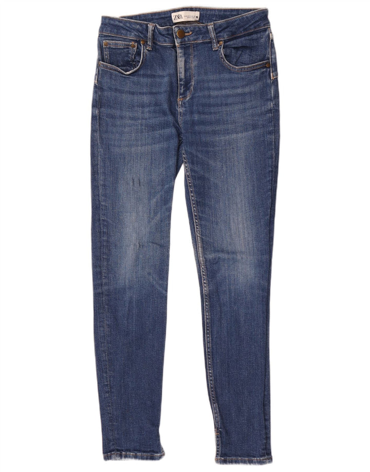 Zara Damen Skinny Jeans EU 40 Medium W30 L29 Blau