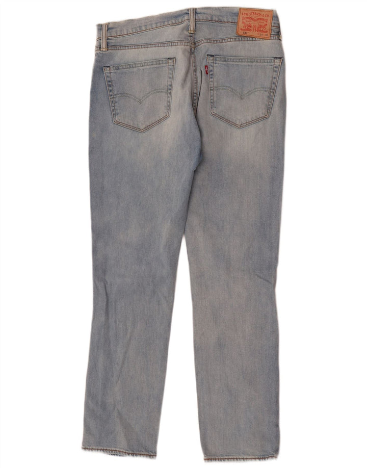 Levi's Herren 511 Slim Jeans W34 L30 Blaue Baumwolle