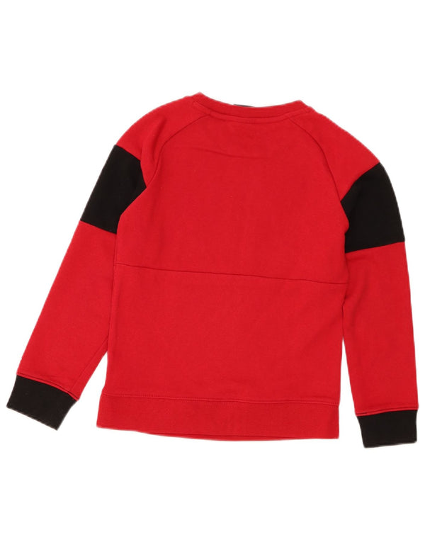 Jordan Jungen-Sweatshirt mit Grafik, 6–7 Jahre, Größe L, Rot, Farbblock