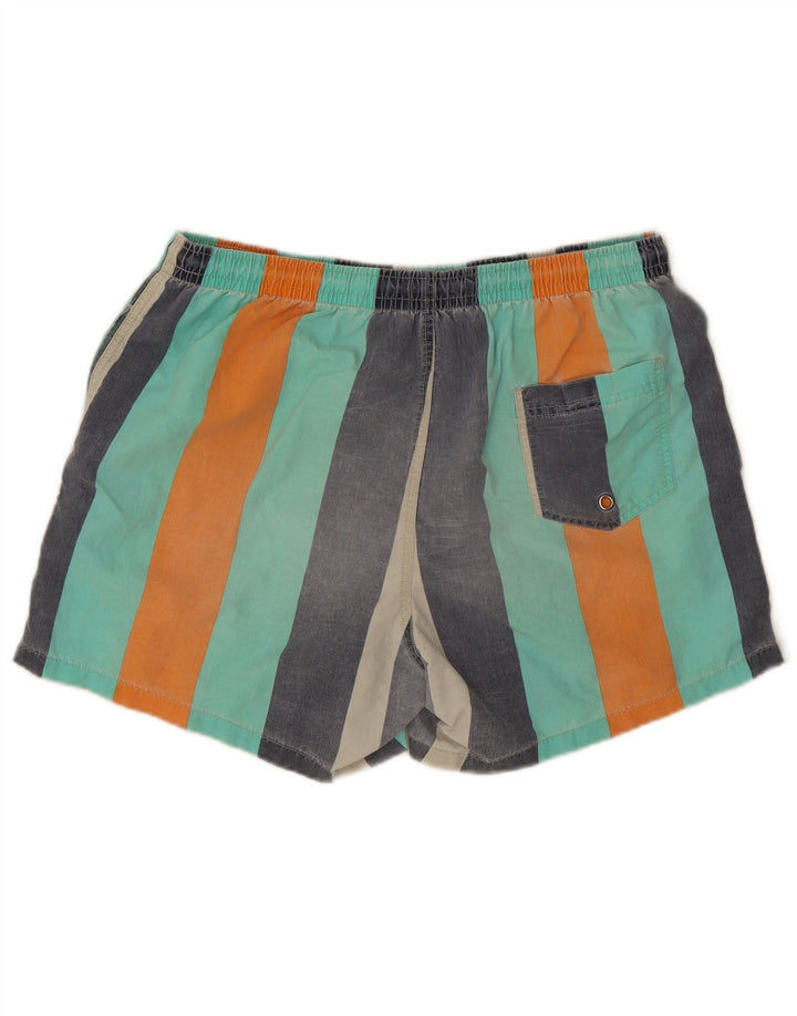 Zara Herren Badeshorts XL Mehrfarbig gestreift