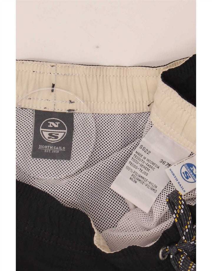 North Sails Herren-Badeshorts mit Grafik, groß, marineblau, Polyamid