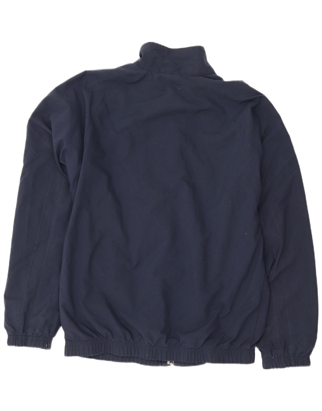 Nike Herren-Trainingsanzug-Oberteiljacke UK 38/40 Mittelmarineblaues Polyester