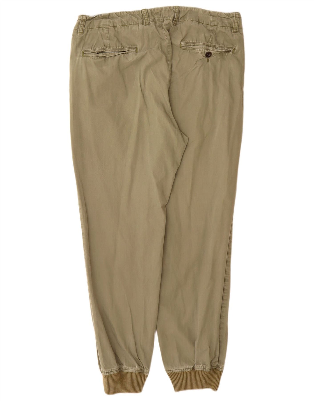 J. CREW Herren Jogger Chinohose W32 L27 Khaki Baumwolle
