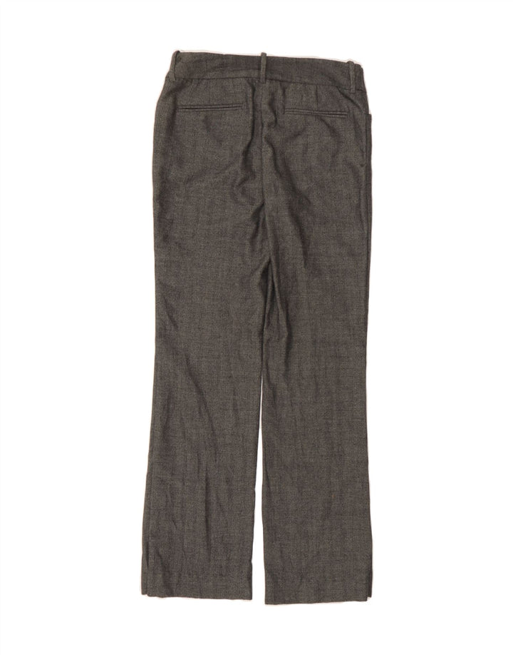MOSSIMO Womens Casual Trousers US 4 Small W27 L30 Grey Herringbone Vintage Mossimo and Second-Hand Mossimo from Messina Hembry 