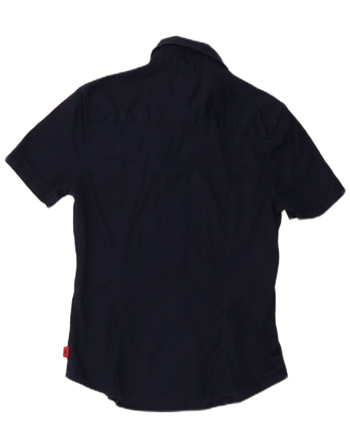 Kappa Damen Kurzarmhemd UK 18 XL Marineblau