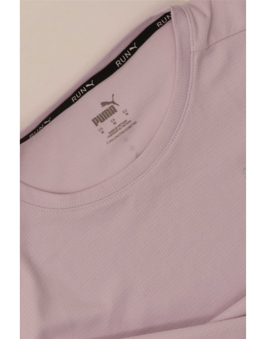 Puma Damen T-Shirt Top UK 12 Mittelrosa Colourblock Polyester