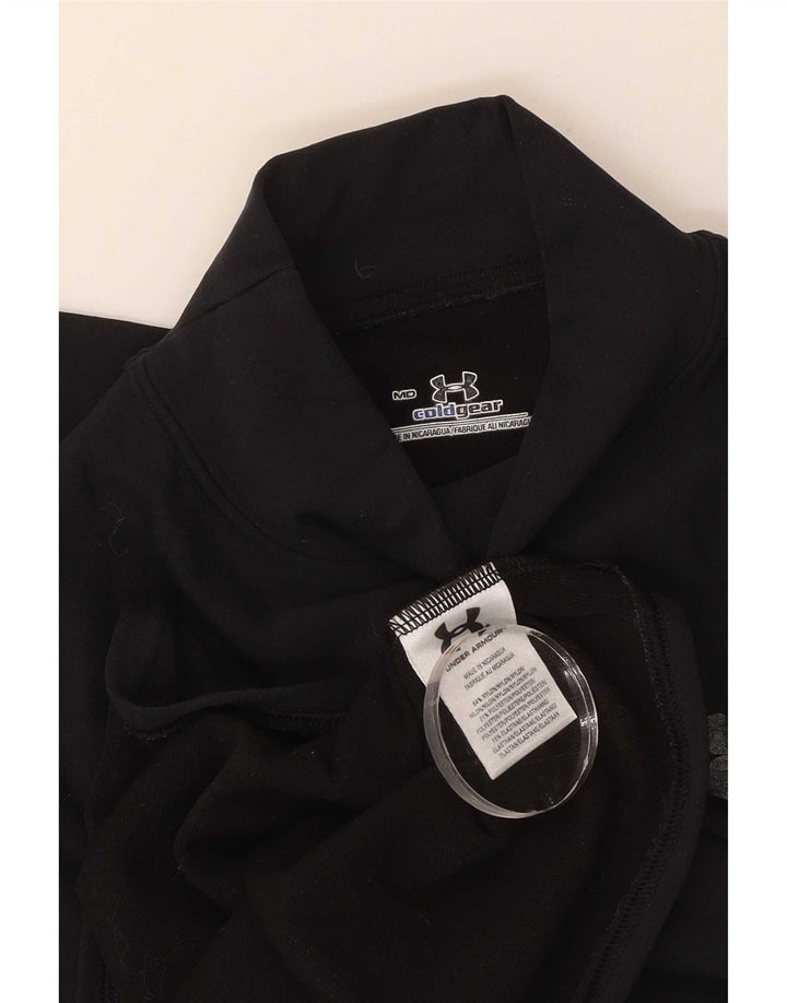 Under Armour Herren-Kompressionsoberteil mit langen Ärmeln, mittelschwarzes Nylon