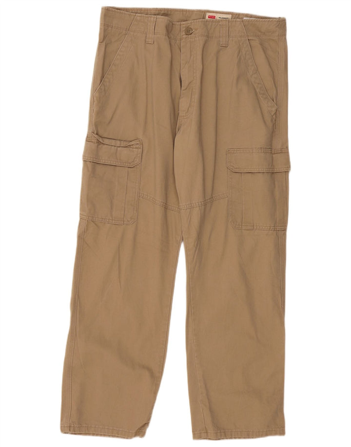 Wrangler Herren-Cargohose mit entspannter Passform, W36, L30, beige Baumwolle