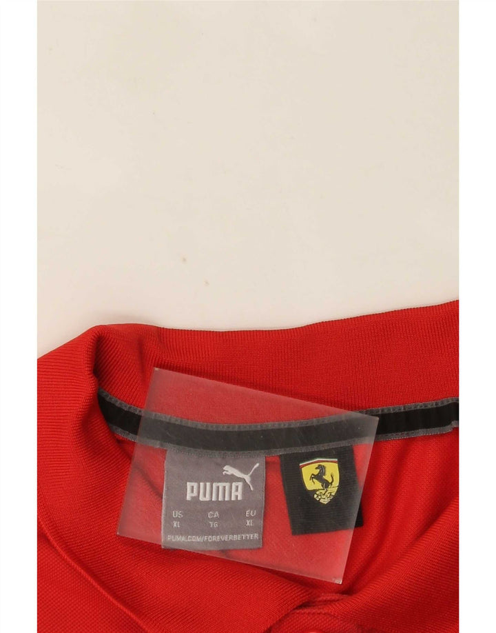 Puma Herren Poloshirt XL Rot