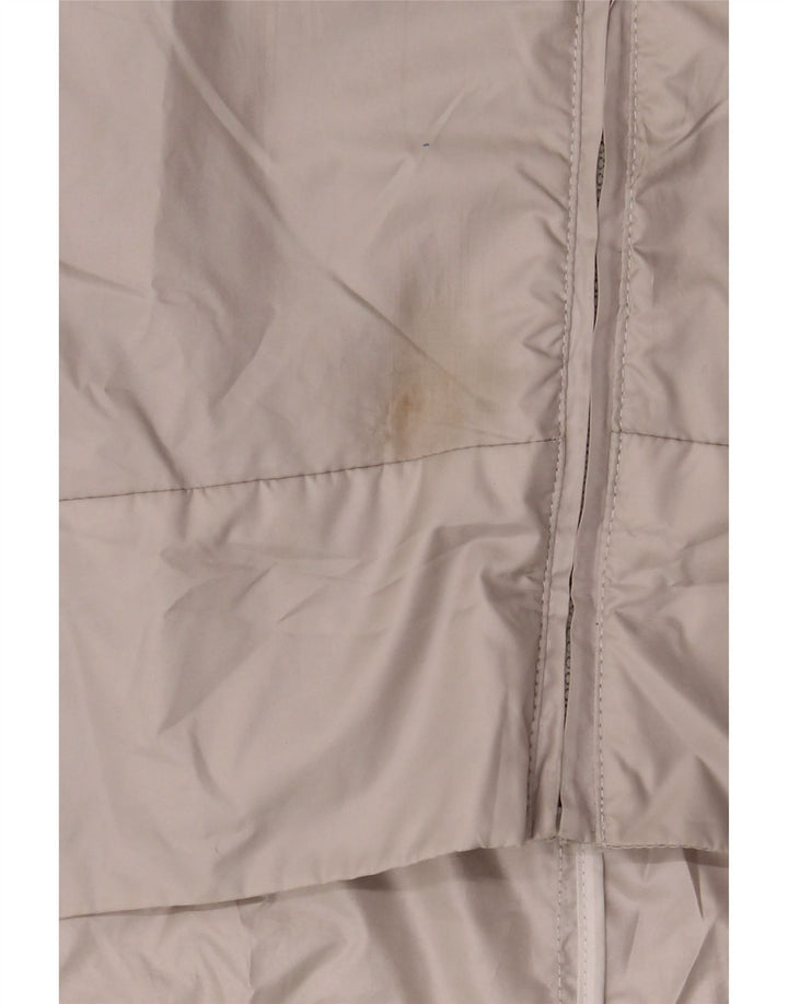 Zara Damen Übergroße Regenjacke mit Kapuze und 3/4-Ärmeln, UK 14, Mittelgrau