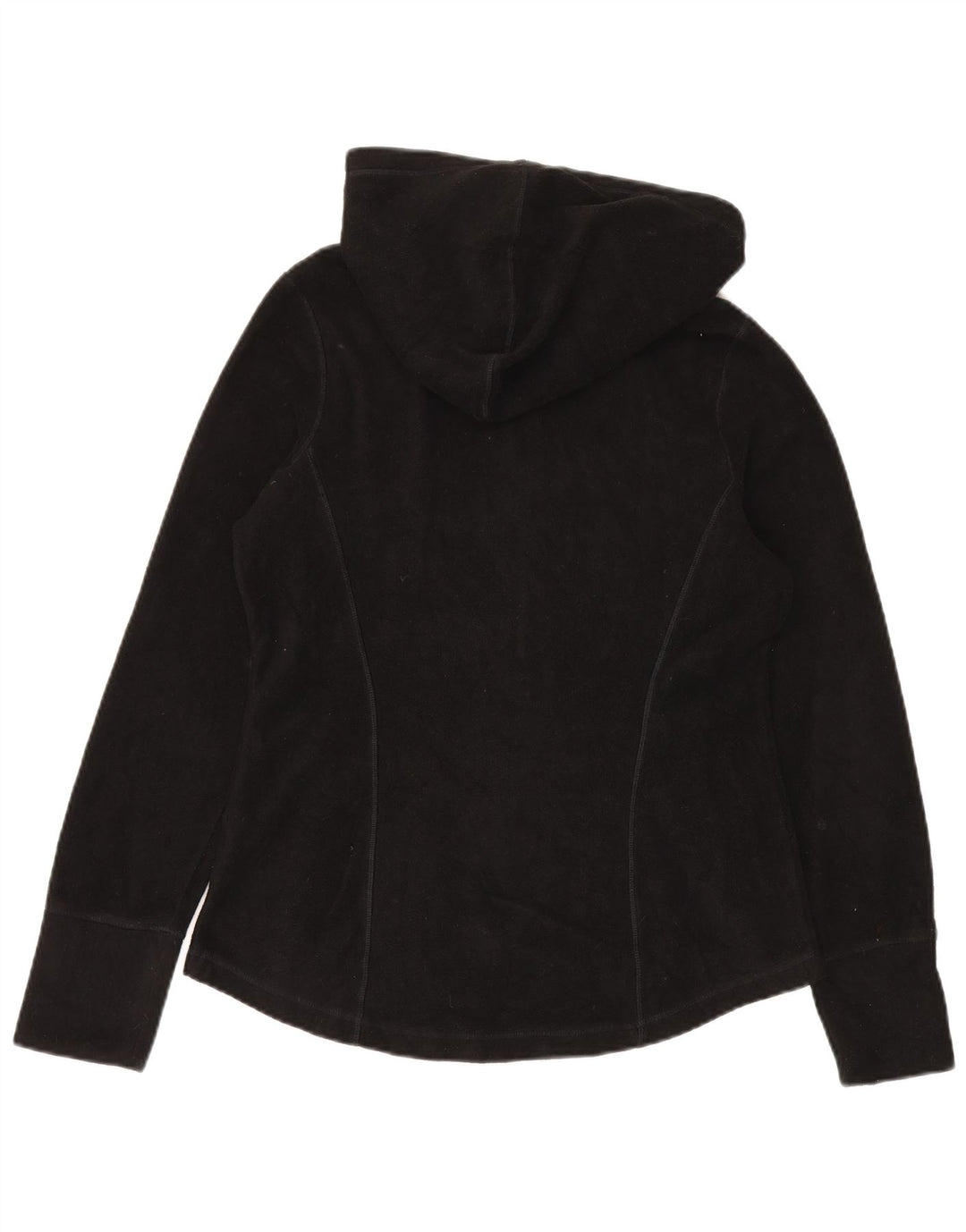 Fila Damen Kapuzen-Fleecejacke UK 14 Mittelschwarzes Polyester