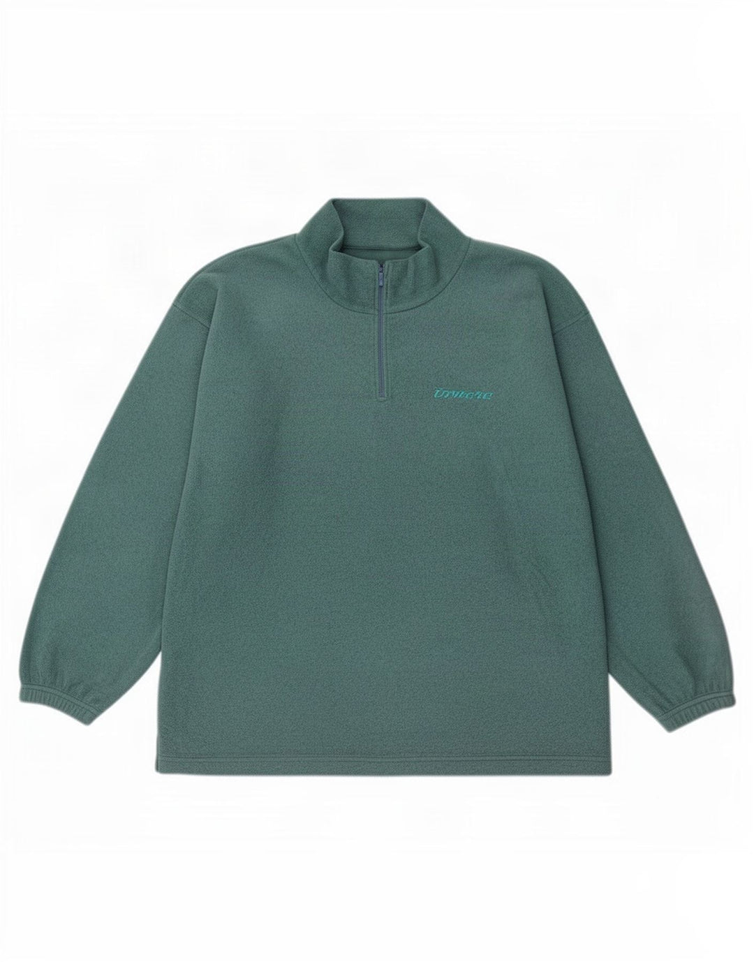 Invicta Herren-Fleecepullover mit Reißverschluss, 2XL, grünes Polyester