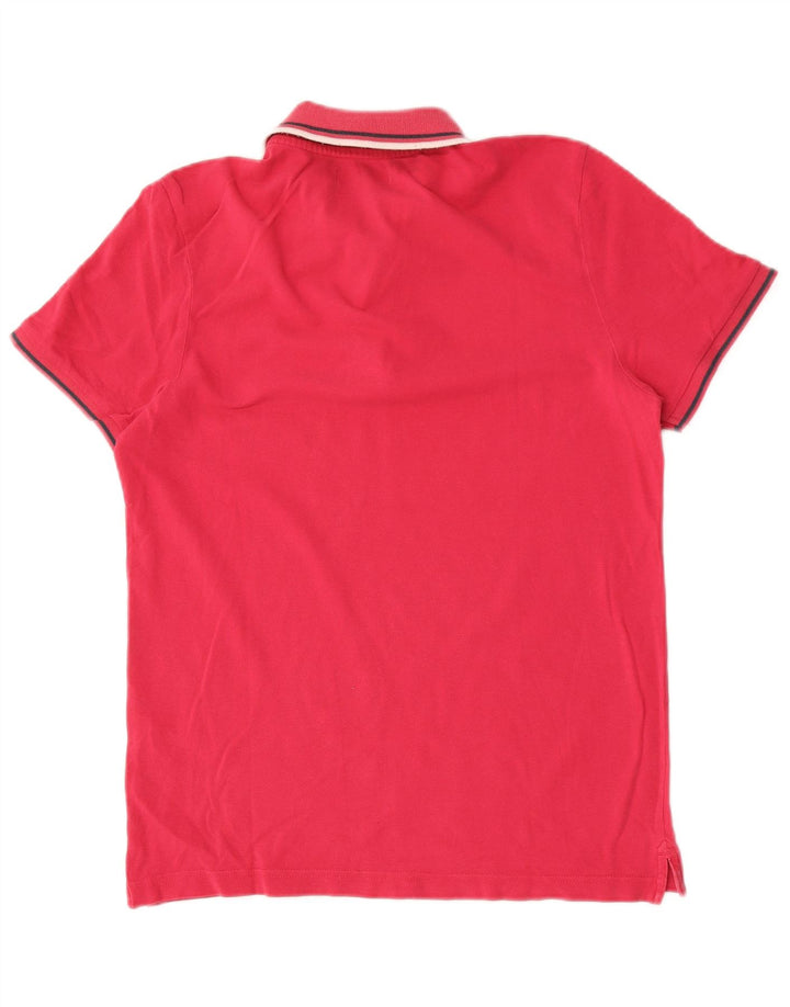 Diadora Herren-Poloshirt aus mittelrosa Baumwolle