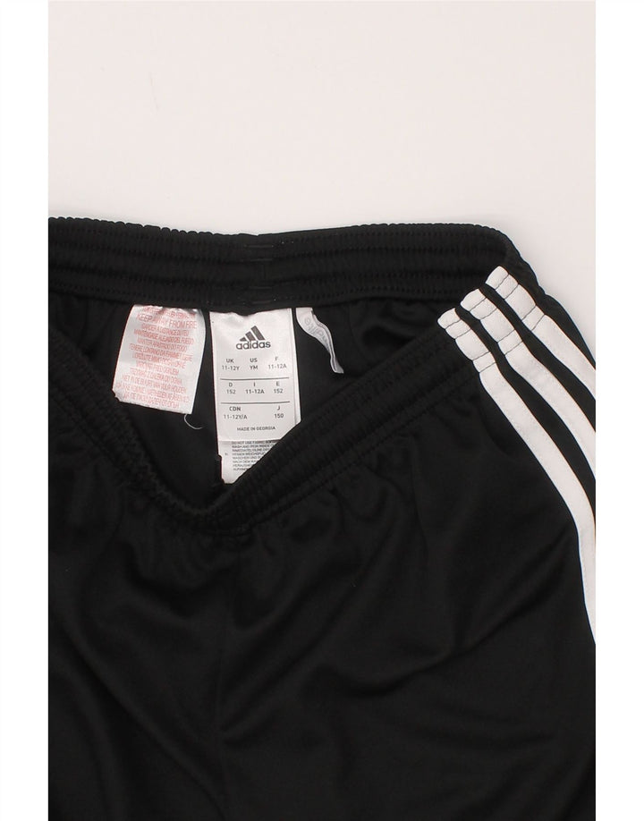 Adidas Jungen Climalite Sportshorts 11–12 Jahre, schwarzes Polyester