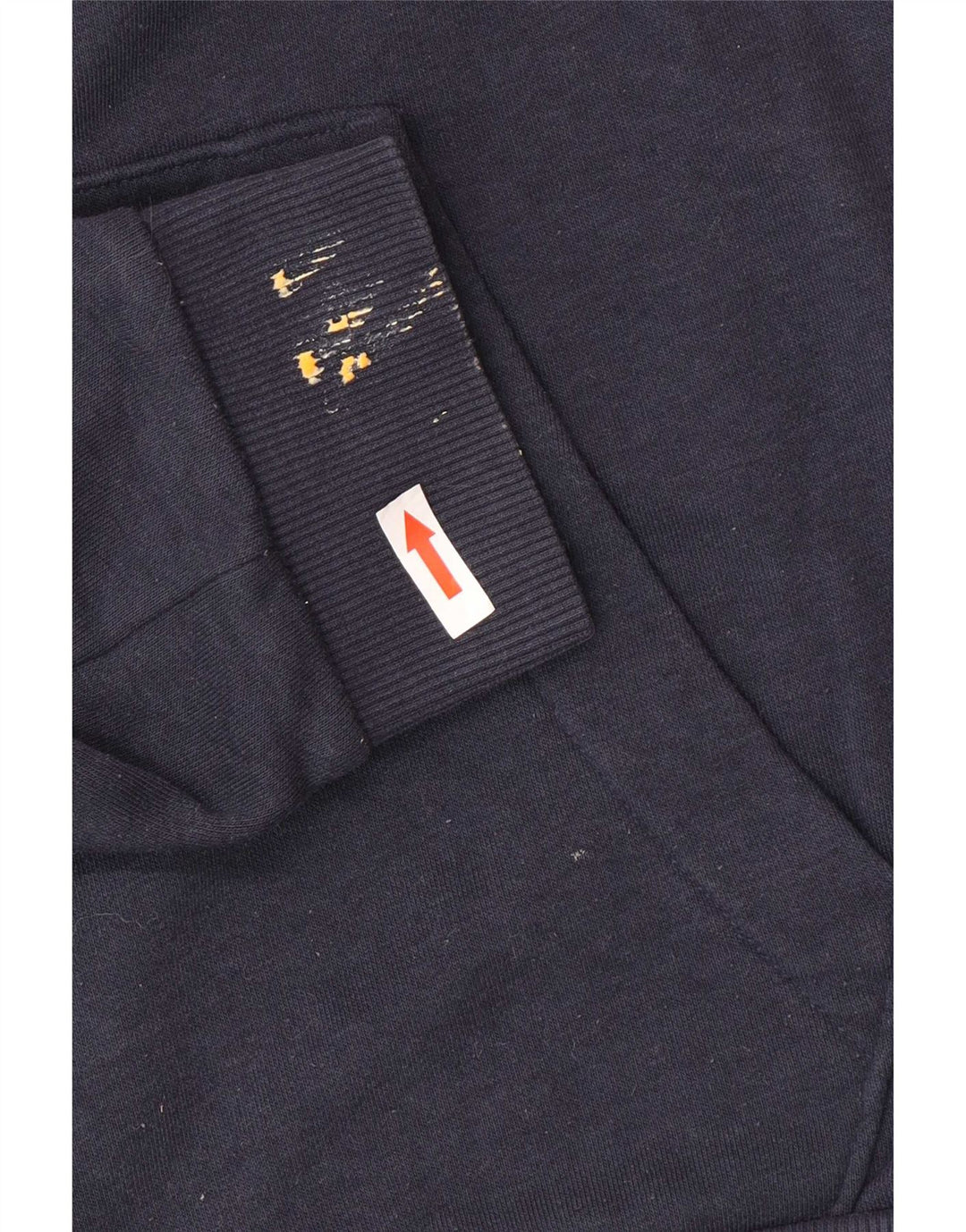Adidas Herren-Kapuzenpullover mit Reißverschluss, mittlere marineblaue Baumwolle