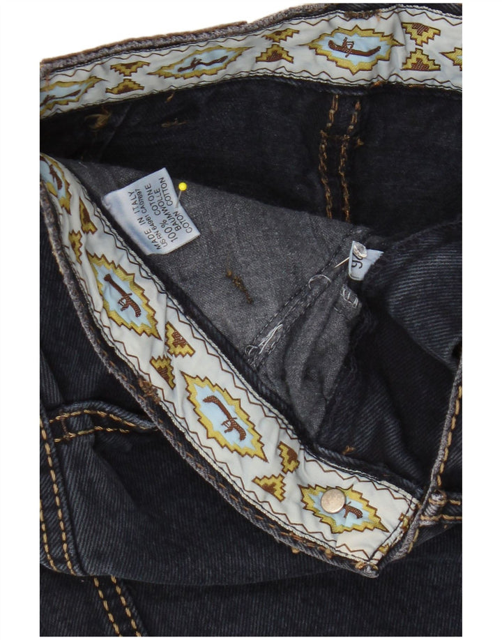 SISLEY Damen Jeansrock W26 Small Marineblaue Baumwolle