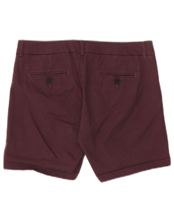 Fat Face Chino-Shorts für Damen, UK 10, Größe S, W30, Burgunderrot, Baumwolle