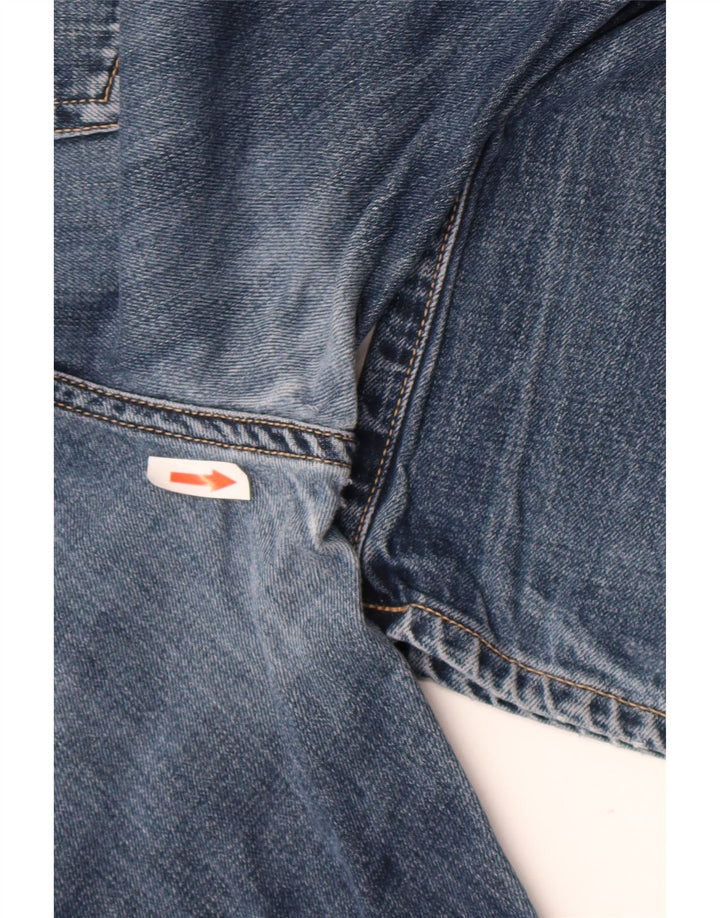 Carhartt Herren Straight Jeans W34 L34 Blaue Baumwolle