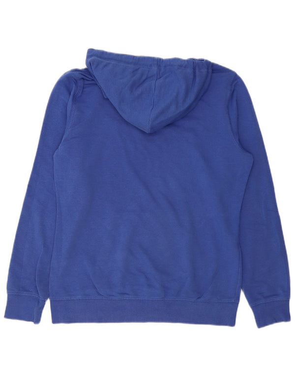 CHAMPION Damen Graphic Hoodie Pullover UK 16 Large Blau