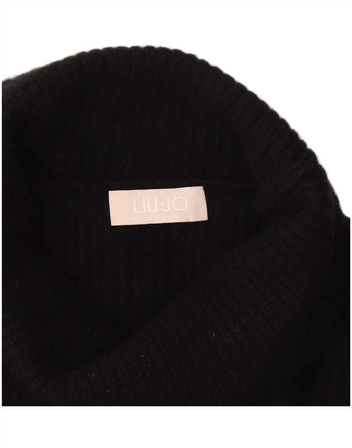 Liu Jo Damen-Pullover mit Rollkragen, Gr. 18, XL, Schwarz