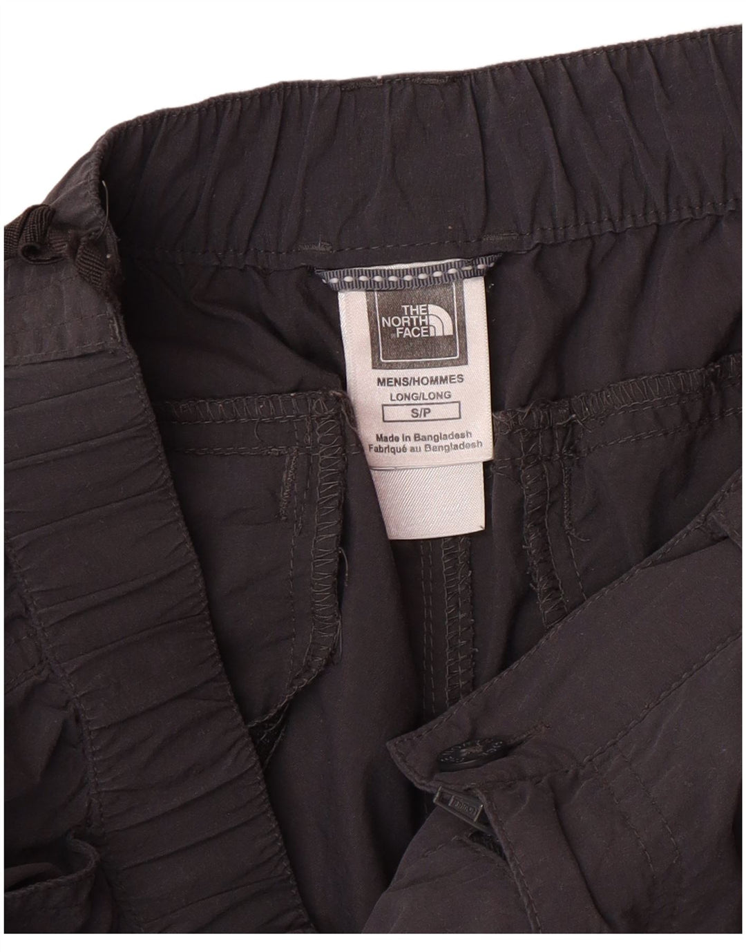 THE NORTH FACE Gerade Herren-Cargohose, Größe S, W28, L33, graues Nylon