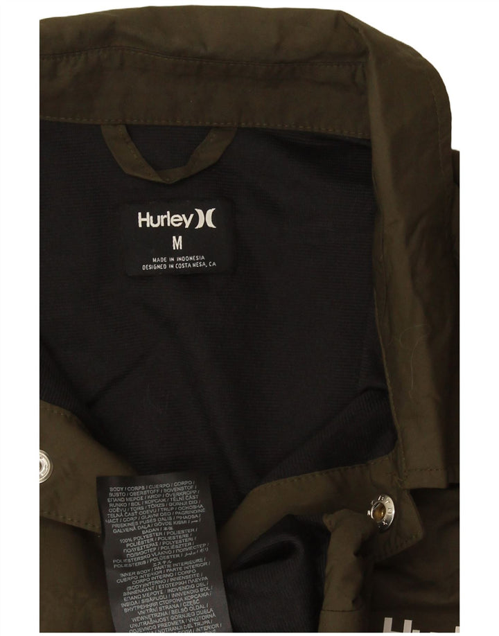 Hurley Herren Bomberjacke UK 38 Medium Khaki Polyester