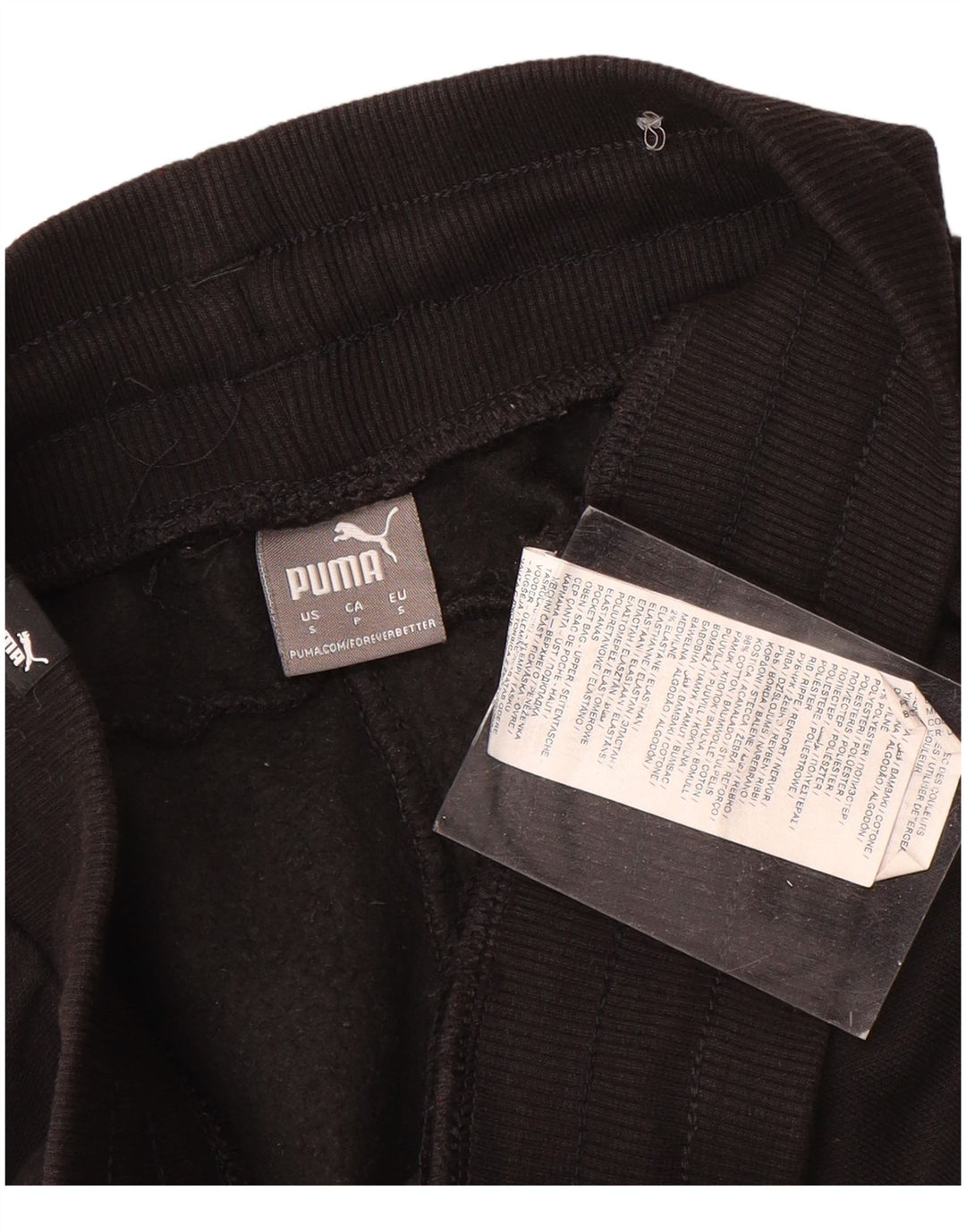 Puma Herren-Trainingshose, Jogginghose, Größe S, Schwarz, Baumwolle